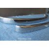 COUPLE BUMPERS STEEL  INOX FIAT 600 NOS