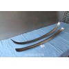 COUPLE BUMPERS STEEL  INOX FIAT 600 NOS