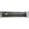 RASCHIAVETRO  BORDO INOX DX/SX (SET COMPLETO) (4PZ)