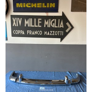 KIT PARAURTI POSTERIORI CON ROSTRI CROMATO ALFA ROMEO GIULIETTA SPIDER 2-3 SERIE E GIULIA SPIDER NON INOX