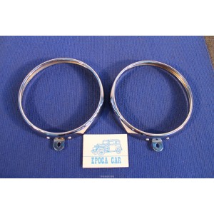 CERCHIELLI FARO TOPOLINO A-B IN OTTONE CROMATO COPPIA