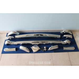 KIT FRONT/REAR BUMPER WITH BRASS BEAK AND WHITE RUBBER, CABRIO/SPECIAL SUPPORT