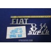 FIAT 850 SUPER METALLO CROMATO
