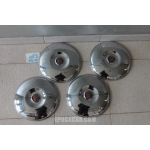 FIAT 1100 103 TV SECONDA SERIE SET 4 PZ COPPE RUOTA NOS
