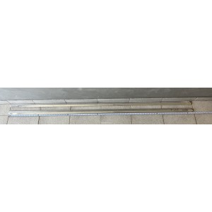FIAT 14OO TRIM UNDEDOOR PAIR NOS IN ALUMINIUM