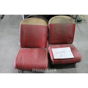 COPPIA SEDILI USATI FIAT 500 600 N.2 