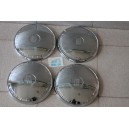 FIAT 1100 R  124 SET  4 PEZZI COPPA RUOTA CROMATA NOS
