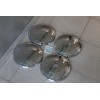 FIAT 1100 R  124 SET  4 PEZZI COPPA RUOTA CROMATA NOS