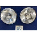 OPTIC ORIGINAL PAIR (REFLECTOR RESTORED GLASS RING) BOTH FIAT 508 C