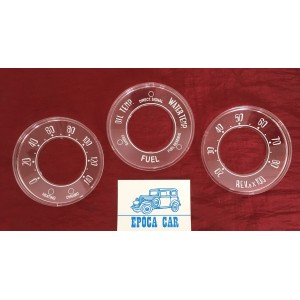 PLEXIGLASS INSIDE INSTRUMENTS U.S.A. 1300 cc VELOCE. (3 PC.) TOP QUALITY