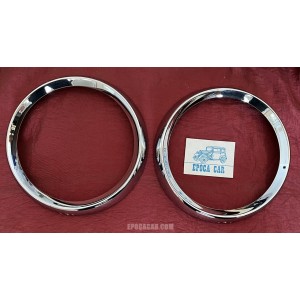 RINGS RIMS HEADLIGHT BOTH PAIR FIAT 1500 SPIDER