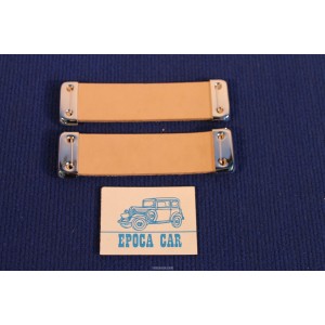 LEATHER STOP DOOR WITH CHROME (EACH)