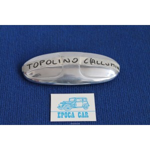 FANALINO TARGA TOPOLINO C alluminio 