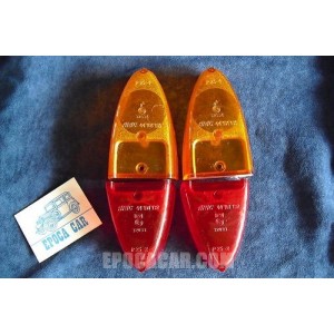 FIAT 1100 58'  1100 D .....ETC  SET LENSES TAIL LIGHTS N.O.S. ARIC 