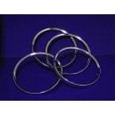 SET 4 PCS HEADLAMP RINGS FLAMINIA COUPE'