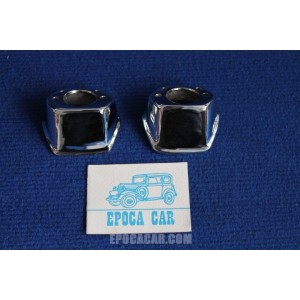 SUPPORTI CROMATI LUCI TARGA (COPPIA)