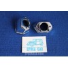 SUPPORTI CROMATI LUCI TARGA (COPPIA)