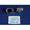 SUPPORTI CROMATI LUCI TARGA (COPPIA)