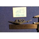 FIAT 850 METALLO CROMATO  GRANDE V