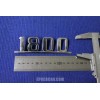 FIAT 1800 METAL CHROME RELIEFS