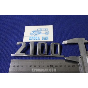 FIAT 2100 METAL CHROME RELIEF