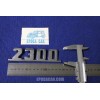 FIAT 2300 METAL CHROME RELIEF