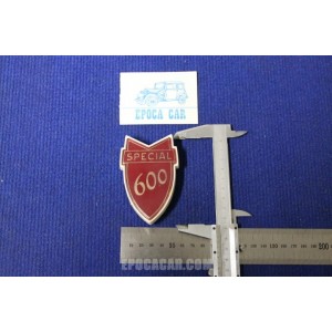 FIAT 600 SPECIAL PLASTIC BADGE