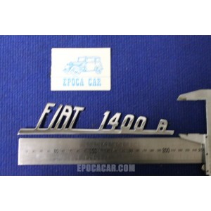 FIAT 1400 A METALLO CROMATO CON SEGNI DEL TEMPO