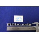 FIAT MILLECENTO METALLO CROMATO RILIEVO