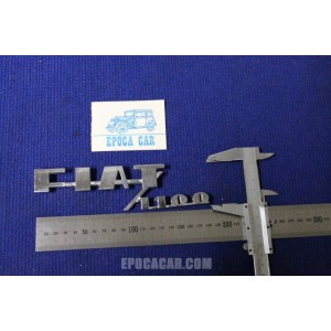 FIAT 1100 METAL CHROME RELIEF