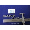 FIAT 1100 METAL CHROME RELIEF