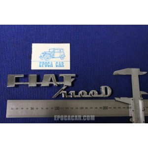 FIAT 1100 D METAL CHROME RELIEF