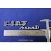 FIAT 1100 D METAL CHROME RELIEF