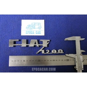 FIAT 1200 METAL CHROME RELIEF