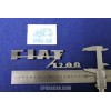 FIAT 1200 METAL CHROME RELIEF