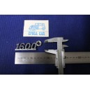 FIAT 124 COUPE'    1600 ( LITTLE TYPE )  METAL CHROME