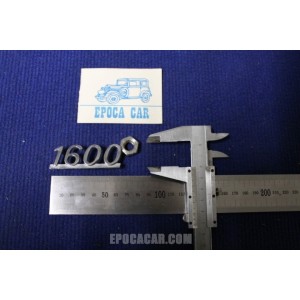 FIAT 124 COUPE'    1600 ( LITTLE TYPE )  METAL CHROME