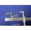 FIAT 125  METAL CHROME
