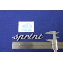 SCRITTA SPRINT METALLO CROMATO SPESS. 2 MM