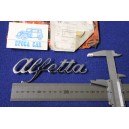 EMBLEM  ALFETTA  (FLAT TYPE) METAL CHROME