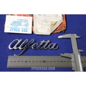 EMBLEM  ALFETTA  (FLAT TYPE) METAL CHROME