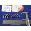 EMBLEM  ALFETTA  (FLAT TYPE) METAL CHROME