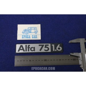 EMBLEMS " ALFA 75 1.6" METAL