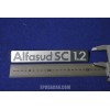 EMBLEM " ALFASUD SC 1.2 "  METAL