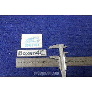 EMBLEM "BOXER 4 C" METAL