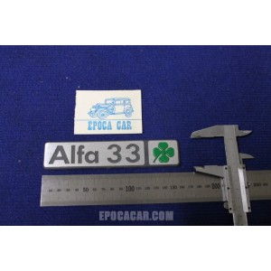 EMBLEM " ALFA 33" METAL