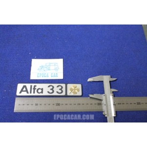 EMBLEM " ALFA 33" METAL