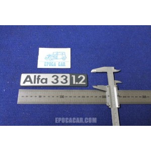 EMBLEM " ALFA 33 1.2"   METAL