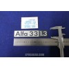 EMBLEM "ALFA 33 1.3" METAL