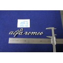 SCRITTA "ALFAROMEO"   220 MM  METALLO CROMATO